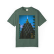 A Face In The Crowd By Kevin Quinn -Urban Architecture City Neon Skyline T-Shirt
