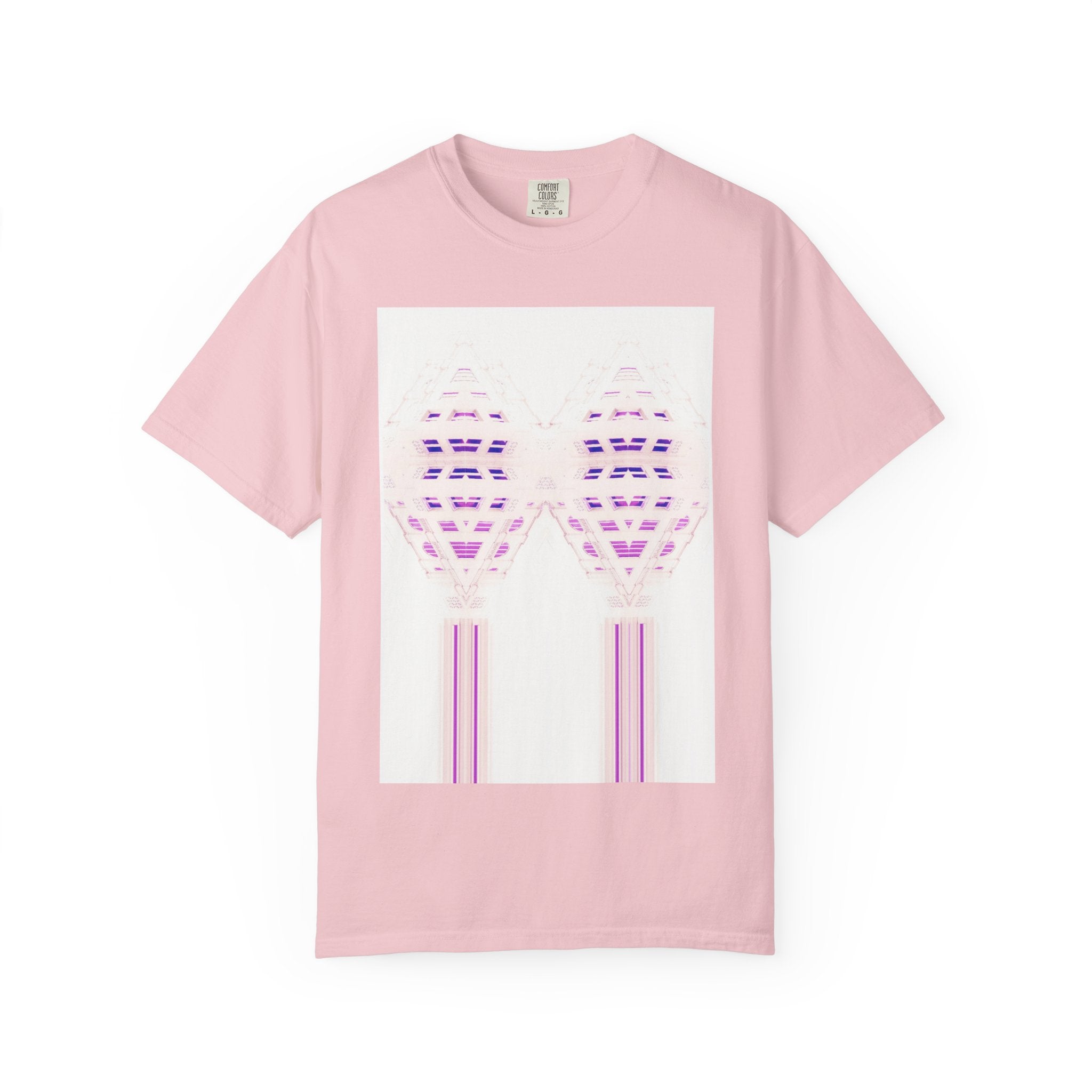 Breathing Together By Kevin Quinn -Urban Modern Abstract Architecture Graphic Tee Shirt