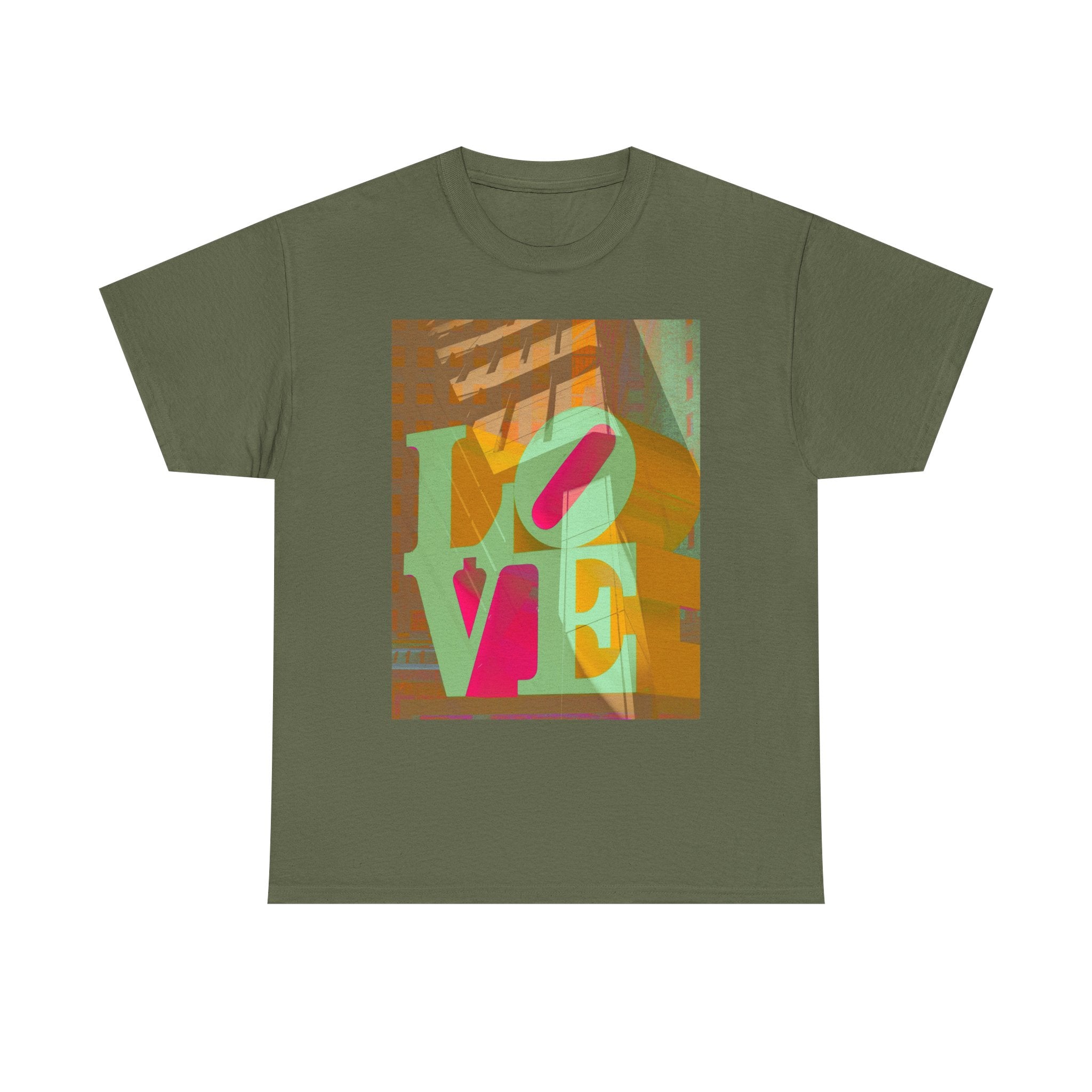 Strike A Pose By Kevin Quinn– Colorful Philly Pop Art Architecture Love T-Shirt