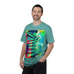 Rooftop Jazz By Kevin Quinn -Abstract Urban Modern Architecture Psychedelic Swirl T-Shirt