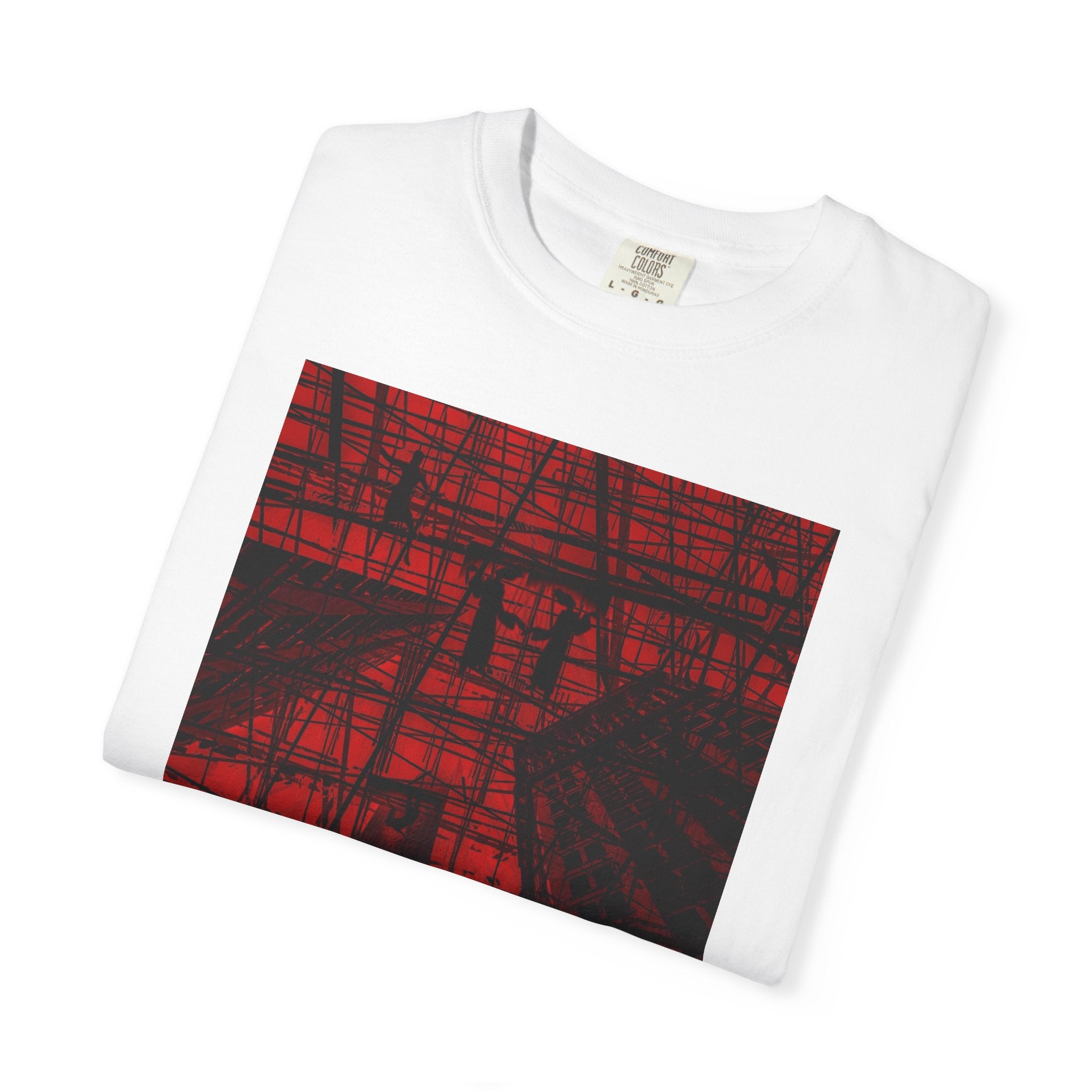 The Puppet Tragedy By Kevin Quinn  -Abstract Red Black Gothic Puppet Graphic T-Shirt