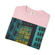 Walking With Van Gogh By Kevin Quinn-Urban Modern Architecture City Window Photo Tee — Nighttime Urban Architecture T-Shirt