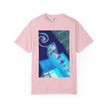 Tiny Dancer By Kevin Quinn   -Urban Modern Abstract Architecture Graphic Tee— Blue Surreal Building Art