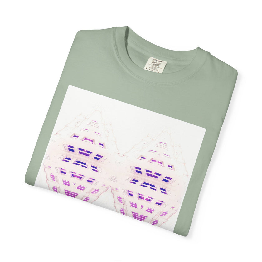 Breathing Together By Kevin Quinn -Urban Modern Abstract Architecture Graphic Tee Shirt