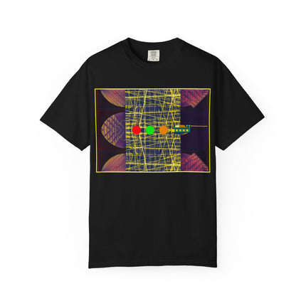 Ubie The Uber Driver By Kevin Quinn Graphic T-Shirt — Retro Geometric Streetwear
