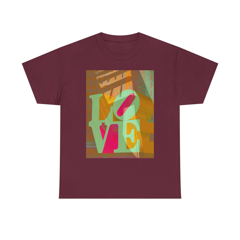 Strike A Pose By Kevin Quinn– Colorful Philly Pop Art Architecture Love T-Shirt