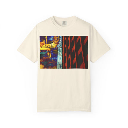 It Never Leaves You By Kevin Quinn -Urban Abstract Architecture Street Photography —Night Cityscape Graphic T-Shirt