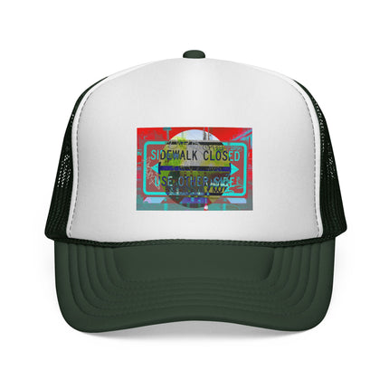 The Other Side By Kevin Quinn -Abstract Urban Wear Trucker Hat