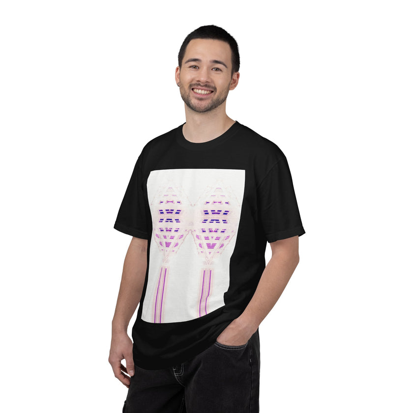 Breathing Together By Kevin Quinn -Urban Modern Abstract Architecture Graphic Tee Shirt