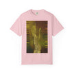 Ava's Search Engine By Kevin Quinn -Abstract Glitch Art T-Shirt with QR Code Back — Techy Urban Graphic Tee