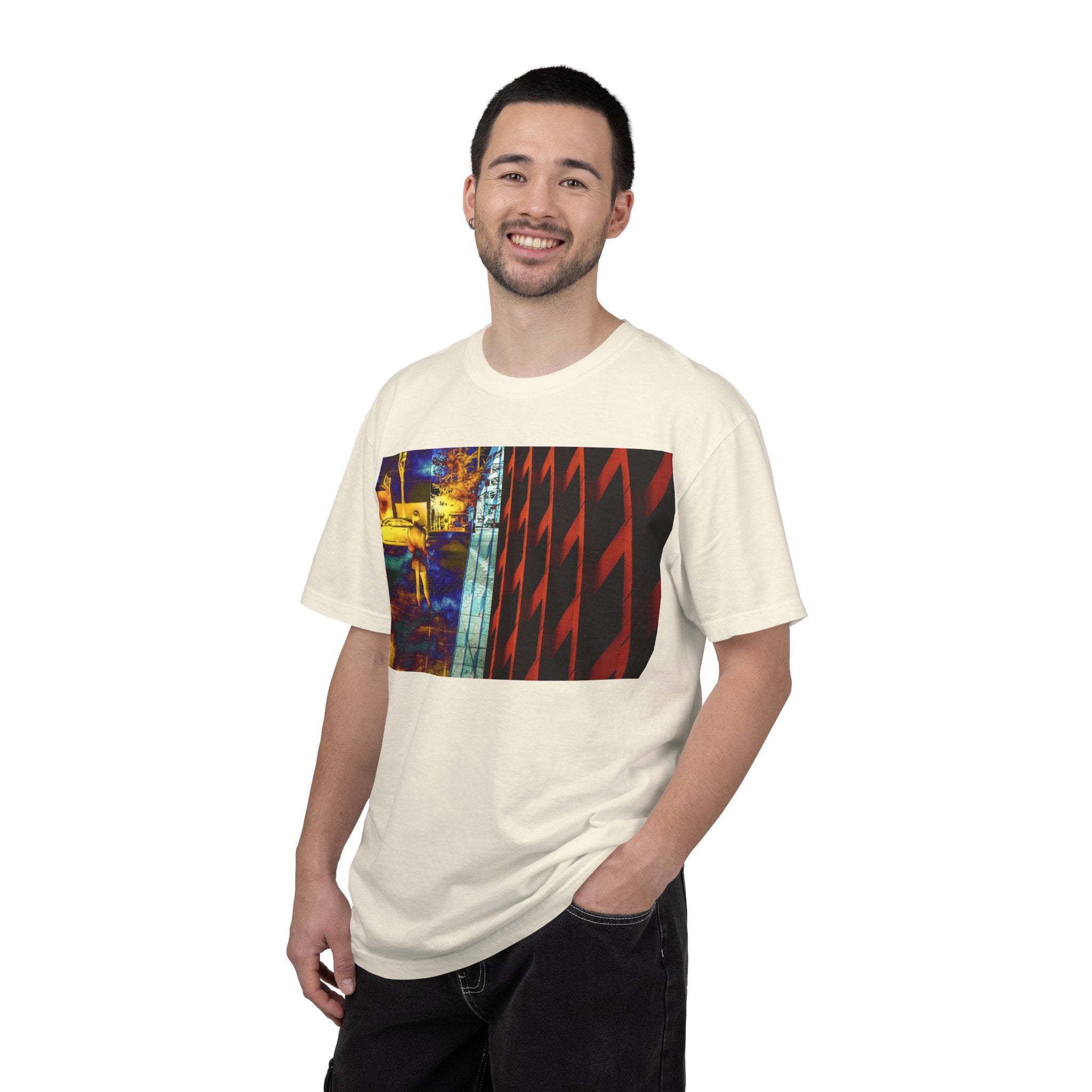 It Never Leaves You By Kevin Quinn -Urban Abstract Architecture Street Photography —Night Cityscape Graphic T-Shirt