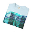 Pardon Me By Kevin Quinn -Abstract Urban Architecture Street Photography Blue T-Shirt — Surreal Nature Graphic Tee