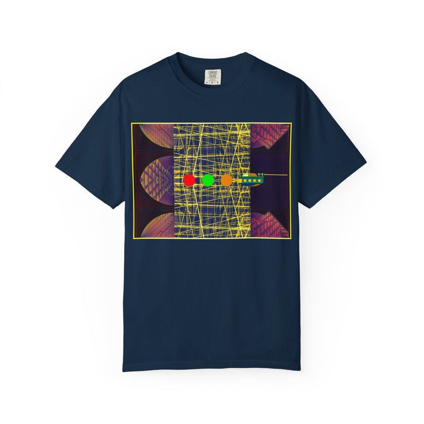 Ubie The Uber Driver By Kevin Quinn Graphic T-Shirt — Retro Geometric Streetwear
