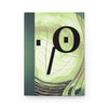 My Friend The Professor By Kevin Quinn - Abstract Green Symbol Hardcover Journal — Modern Geometric Notebook