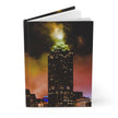 Release By Kevin Quinn - Atlanta City Nightscape Hardcover Journal — Moody Skyscraper Skyline Notebook