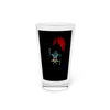 Abstract Art Beer Pint Glass – 16oz Craft Beer Glass – “A Night For Joker” by Kevin Quinn