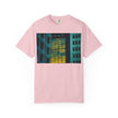 Walking With Van Gogh By Kevin Quinn-Urban Modern Architecture City Window Photo Tee — Nighttime Urban Architecture T-Shirt