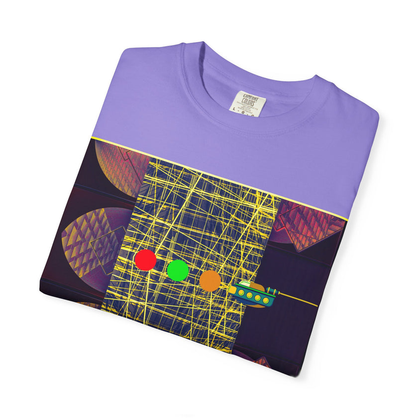 Ubie The Uber Driver By Kevin Quinn Graphic T-Shirt — Retro Geometric Streetwear