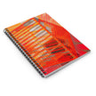 Orange Crush By Kevin Quinn  -Abstract Orange Architecture Spiral Notebook — Ruled Lined Journal for Urban Sketching, Love Notes or writing to your Crush