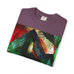 In The Journey By Kevin Quinn- Abstract Urban Architecture Geometric Pyramid T-Shirt — Colorful Architectural Art Tee