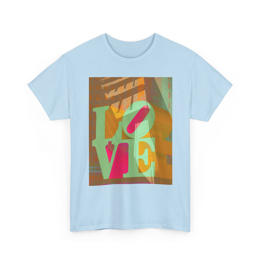 Strike A Pose By Kevin Quinn– Colorful Philly Pop Art Architecture Love T-Shirt