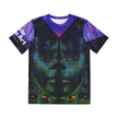 The Pharoah Speaks By Kevin Quinn -Modern Abstract Urban Architecture Graphic Tee — All-Over Print Shirt