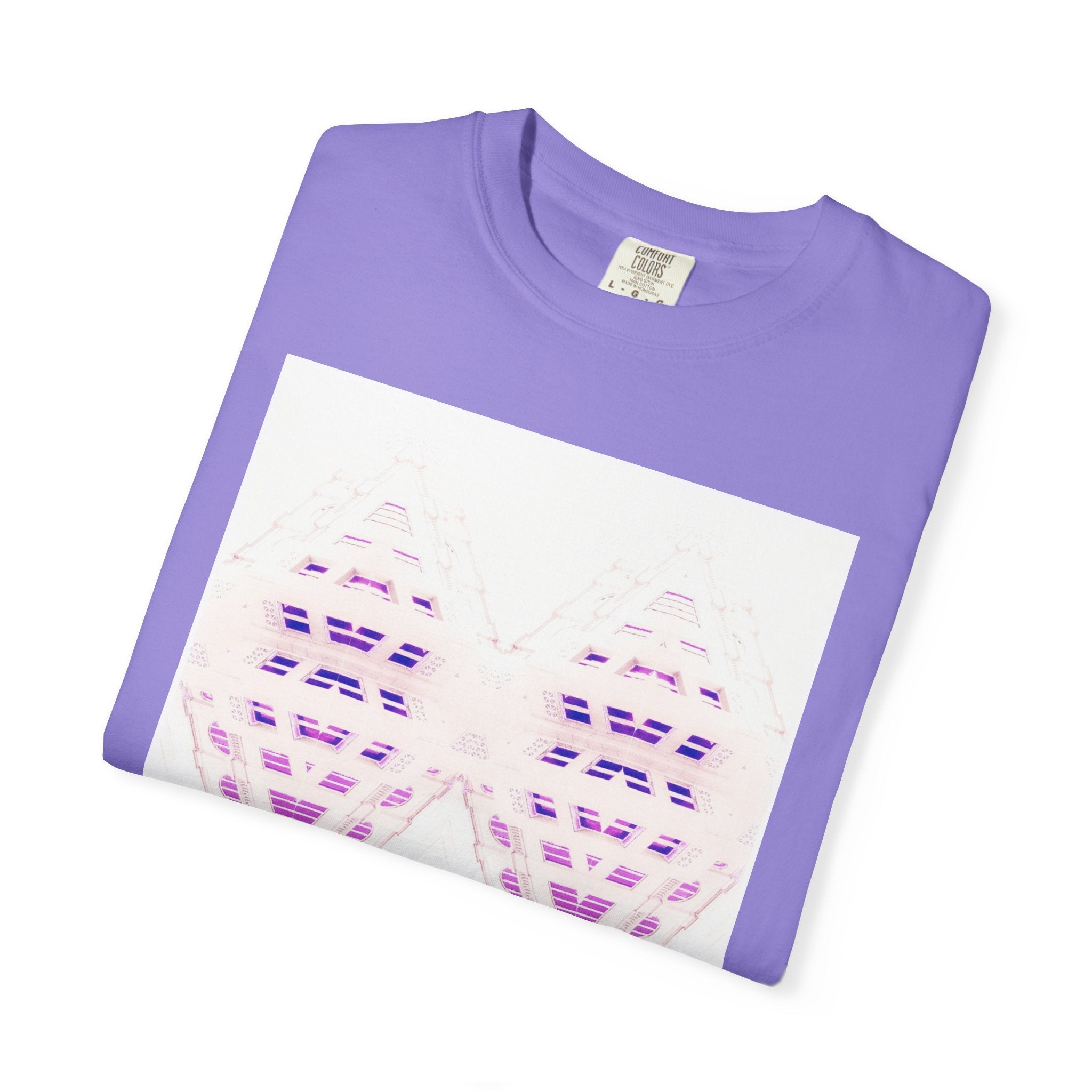 Breathing Together By Kevin Quinn -Urban Modern Abstract Architecture Graphic Tee Shirt