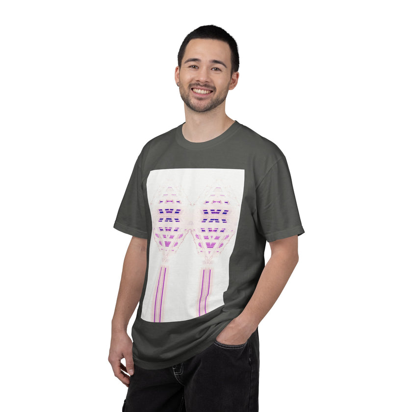 Breathing Together By Kevin Quinn -Urban Modern Abstract Architecture Graphic Tee Shirt