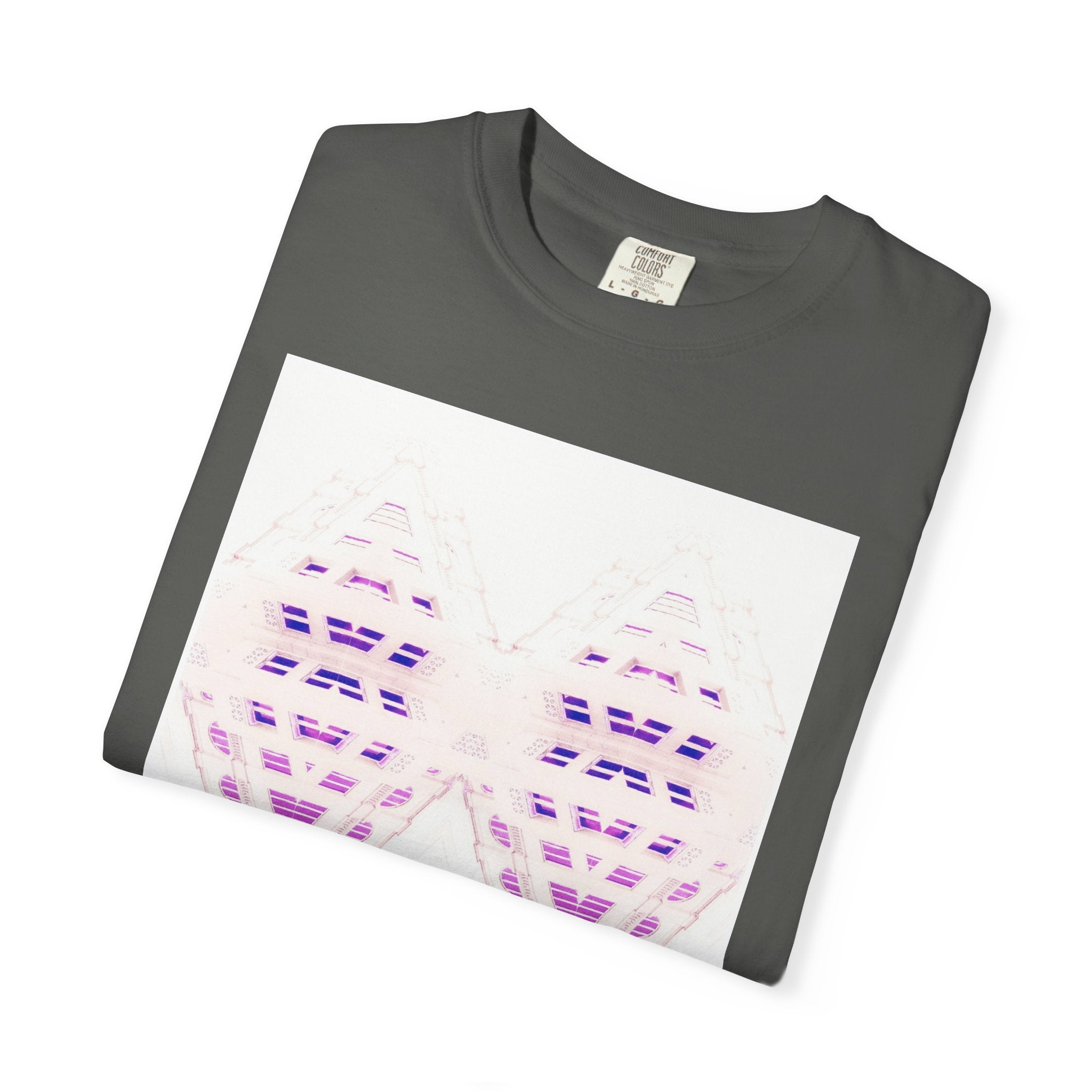Breathing Together By Kevin Quinn -Urban Modern Abstract Architecture Graphic Tee Shirt