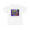 When We Met By Kevin Quinn -Romantic Modern Abstract Urban Architecture T-Shirt