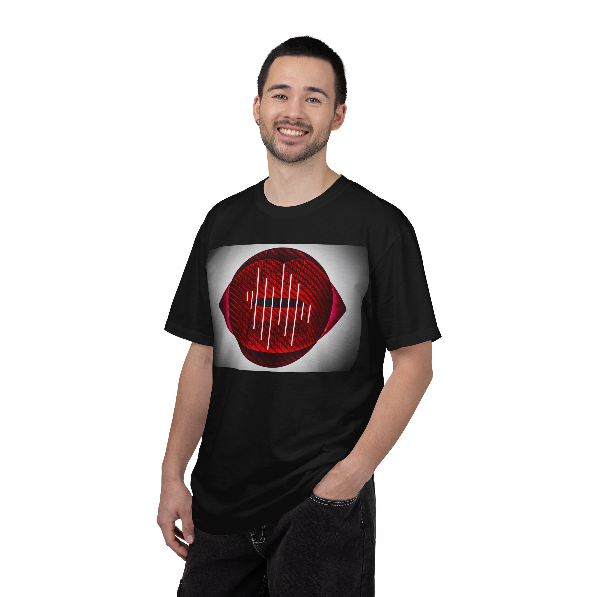 A Goodnight Kiss By Kevin Quinn -Modern Abstract Urban Architecture Graphic T-Shirt