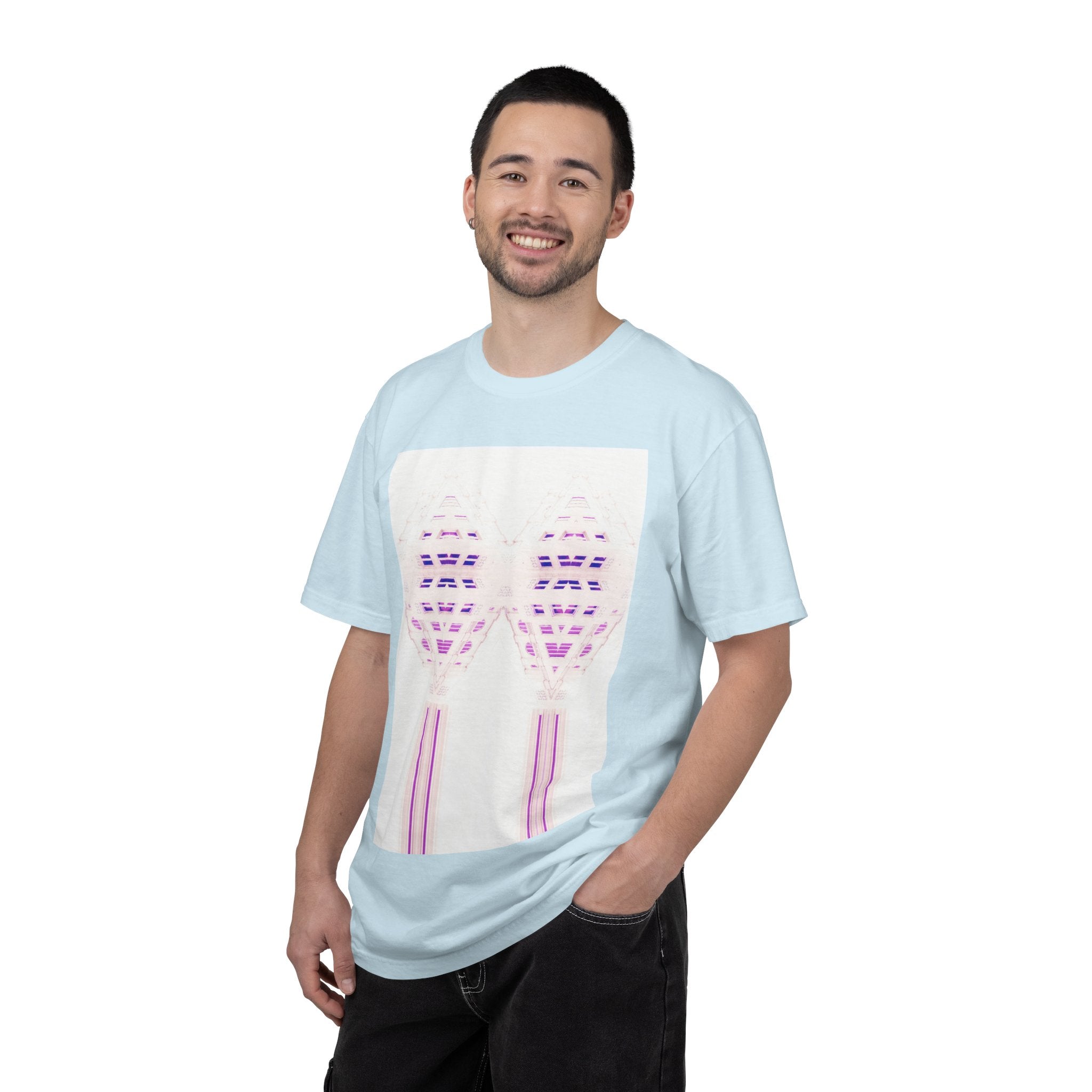Breathing Together By Kevin Quinn -Urban Modern Abstract Architecture Graphic Tee Shirt