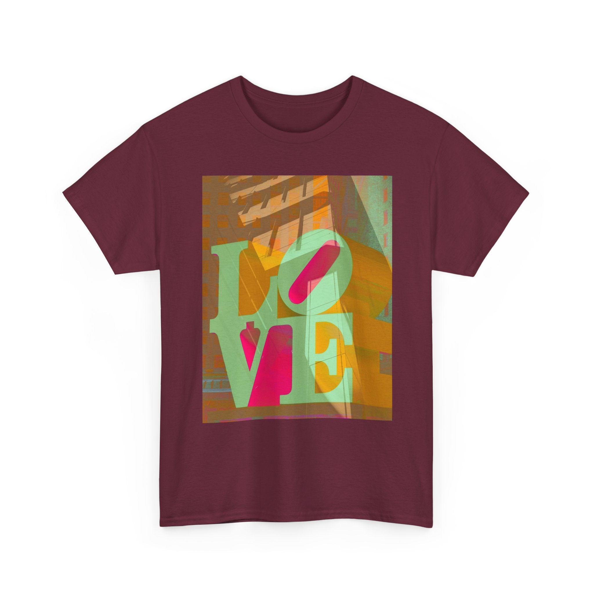 Strike A Pose By Kevin Quinn– Colorful Philly Pop Art Architecture Love T-Shirt
