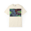 Leaving On A Thursday By Kevin Quinn -Urban Abstract Architecture Wave Art T-Shirt — Neon Ocean Landscape Graphic Tee
