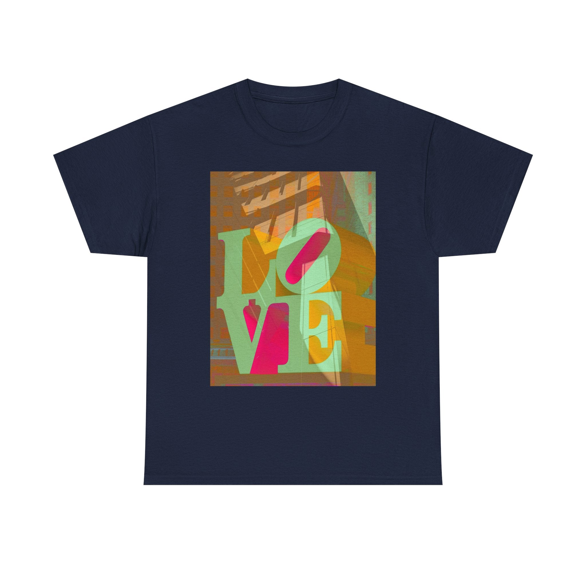 Strike A Pose By Kevin Quinn– Colorful Philly Pop Art Architecture Love T-Shirt