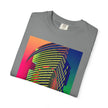 New York Beats By Kevin Quinn -Modern Abstract Architecture Neon Cityscape T-Shirt — Retro Vaporwave Building Print