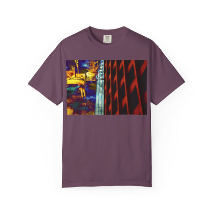 It Never Leaves You By Kevin Quinn -Urban Abstract Architecture Street Photography —Night Cityscape Graphic T-Shirt