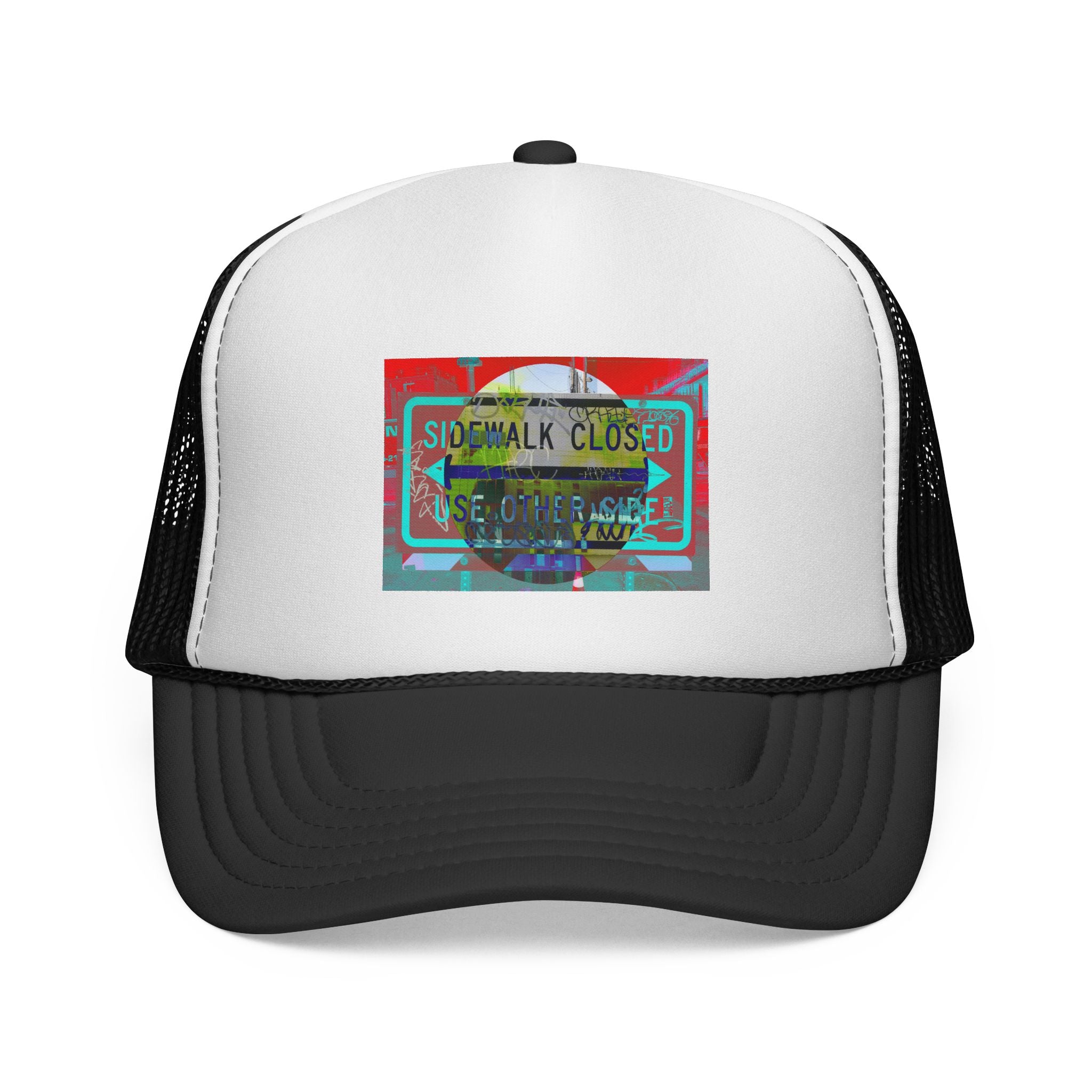 The Other Side By Kevin Quinn -Abstract Urban Wear Trucker Hat