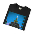 A Face In The Crowd By Kevin Quinn -Urban Architecture City Neon Skyline T-Shirt