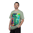 Rooftop Jazz By Kevin Quinn -Abstract Urban Modern Architecture Psychedelic Swirl T-Shirt