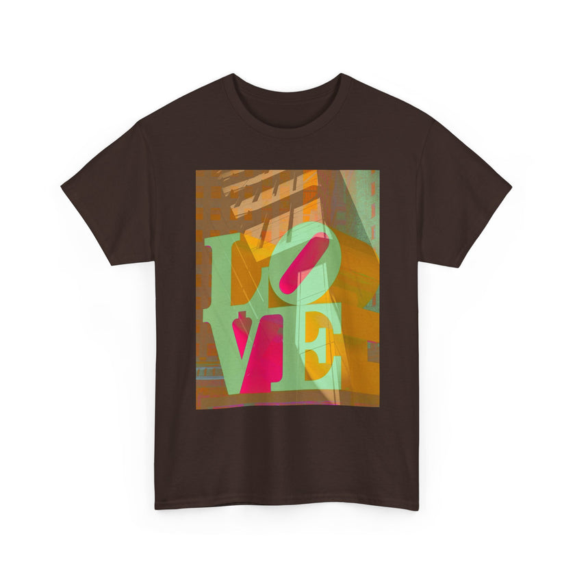 Strike A Pose By Kevin Quinn– Colorful Philly Pop Art Architecture Love T-Shirt
