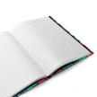 Rooftop Jazz By Kevin Quinn - Music Waves Hardcover Journal — Abstract Piano Notes Notebook