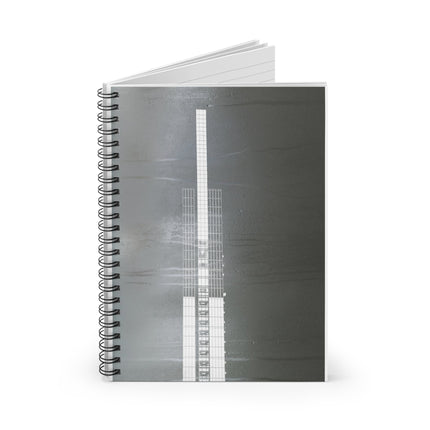I XRAY By Kevin Quinn  -Modern Monochrome Skyscraper Spiral Notebook — Ruled Journal for Architects, Urban Lovers and Crazy Artists