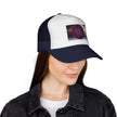 Living In Space By Kevin Quinn Trucker Cap — Cosmic Graphic Mesh Hat