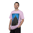 A Face In The Crowd By Kevin Quinn -Urban Architecture City Neon Skyline T-Shirt