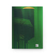 Behind The Emerald Door By Kevin Quinn - Architectural Green Hardcover Journal — Urban Sunset Notebook