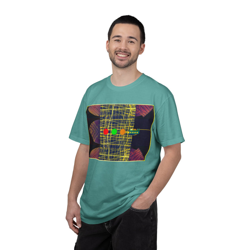 Ubie The Uber Driver By Kevin Quinn Graphic T-Shirt — Retro Geometric Streetwear