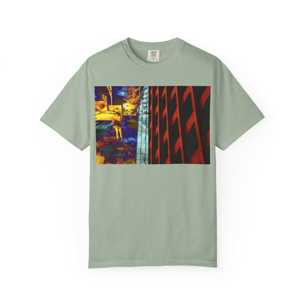 It Never Leaves You By Kevin Quinn -Urban Abstract Architecture Street Photography —Night Cityscape Graphic T-Shirt