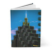 A Face In The Crowd By Kevin Quinn - Art Deco Cityscape Hardcover Journal — Modern Skyscraper Notebook for Travel, Architecture & Urban Sketching