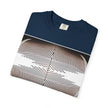 Thought Machine By Kevin Quinn -Optical Waveform Graphic T‑Shirt — Geometric Illusion Art Tee